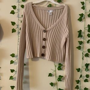 Off the shoulder low v neck sweater